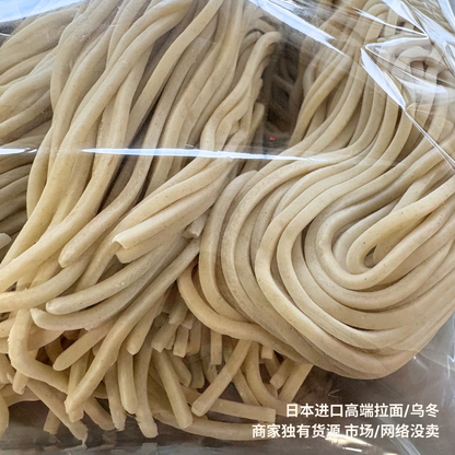 Japanese ramen five servings fresh noodles in a clear packaging for authentic ramen dishes
